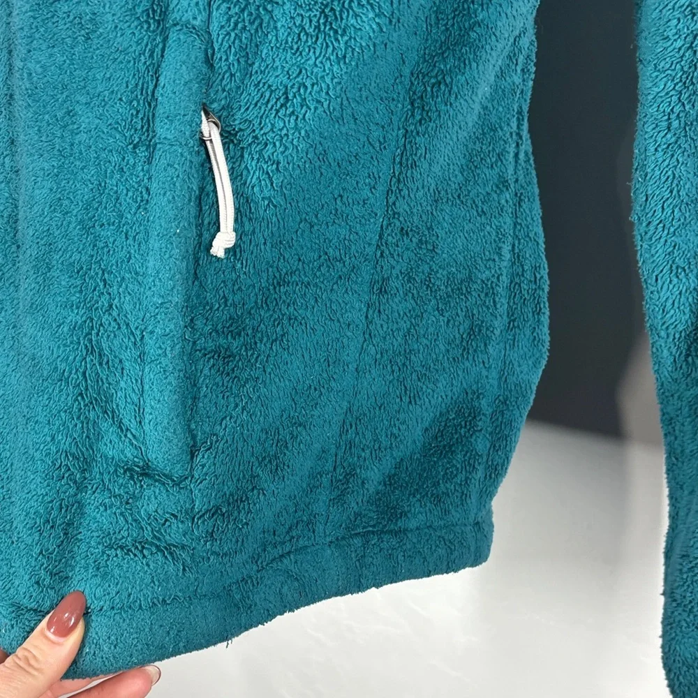 The North Face Women’s Teal Fleece Jacket size small - Picture 6 of 12